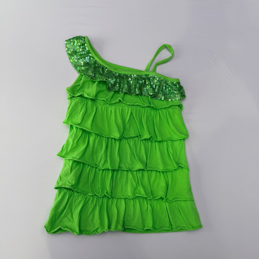 Girls Bright Green Tank